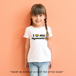Retro I Kärlek Min matkö Mammor Rainbow T Shirt