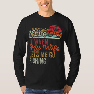 Retro I Kärlek när min fru låter mig åka dit T Shirt