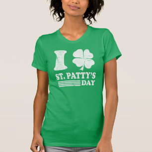 Retro I Kärlek St. Patrick's T Shirt