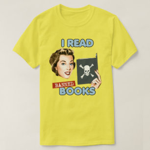 Retro I läste förbjuden bokar T Shirt