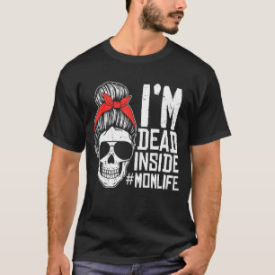 Retro I M Dead Inside Funny Maka Mamma Mor S-dagen T Shirt