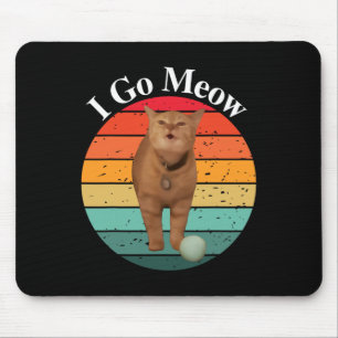 Retro I Meow Funny Cat Singing Meme Musmatta