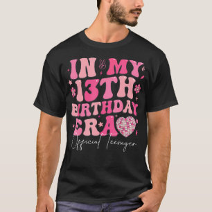 Retro i min 13:e födelsedag, 13 år gamla tjänstemä t shirt