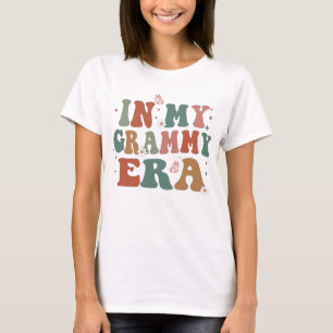 Retro i min grammy Era-blomma T Shirt