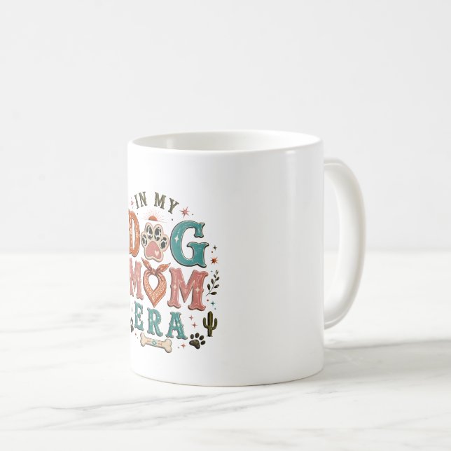 Retro i min hundmamma-era damtröja kaffemugg (Framsida höger)
