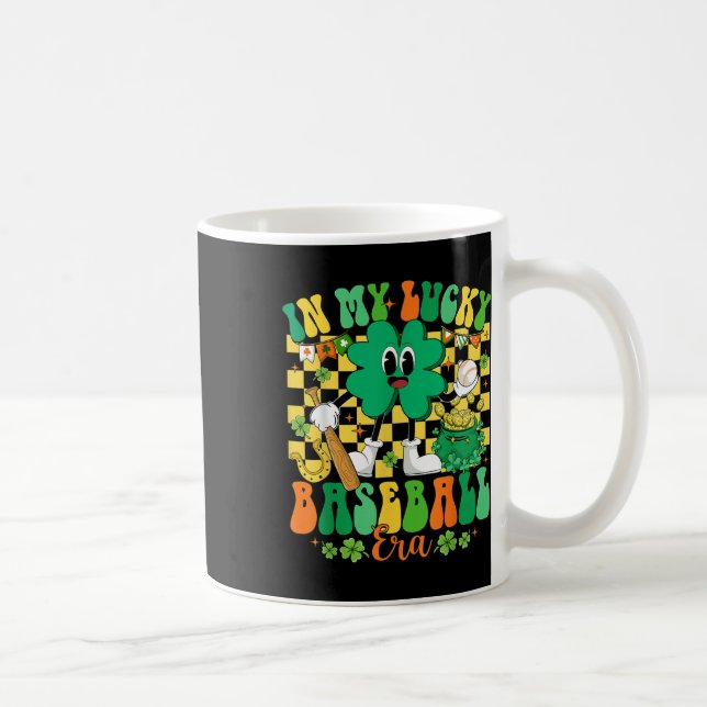Retro i min Lucky Baseball Era St-dagsbas Kaffemugg (Höger)