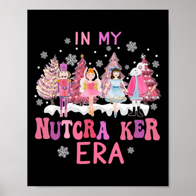 Retro i min Nutcracker Mamma Era-julklacke Poster (Framsidan)