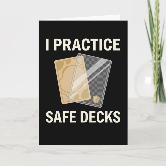 Retro I Practice Safe Decks Construction Trade Kort (Framsida)