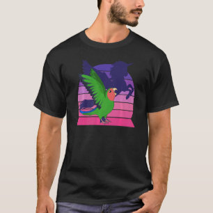 Retro I ville ha Unicorn I Screaming Rosy mot Gree T Shirt