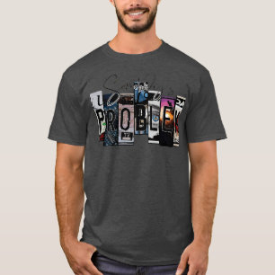 Retro Ibland Problem med Westerna Land Music Cowb T Shirt