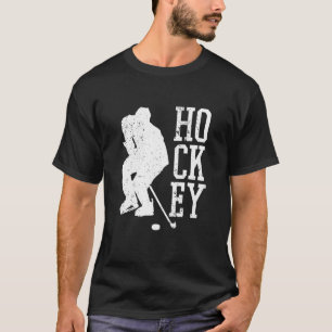 Retro Ice Hockey Player Expert Coach Sports Graph T Shirt