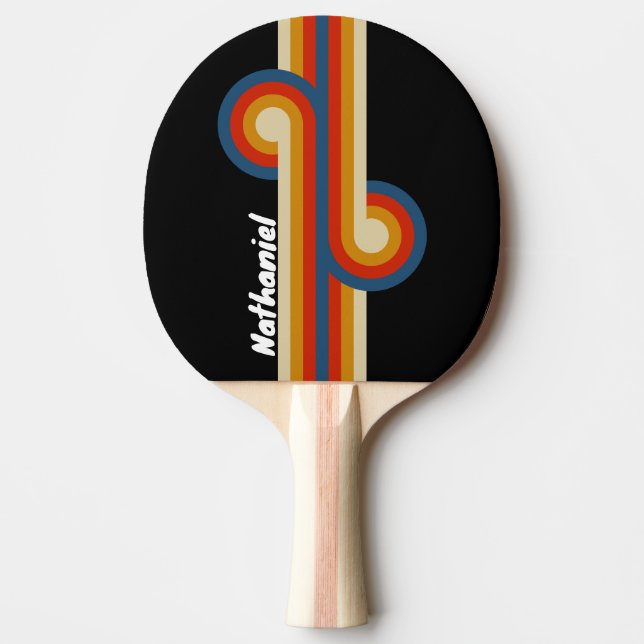 Retro Ice Rainbow Loop med namn Pingisracket (Framsidan)