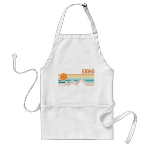 Retro Idaho Boise Nampa Souvenir Vintage utomhus Förkläde