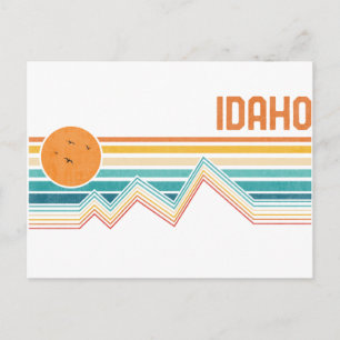 Retro Idaho Boise Nampa Souvenir Vintage utomhus Vykort
