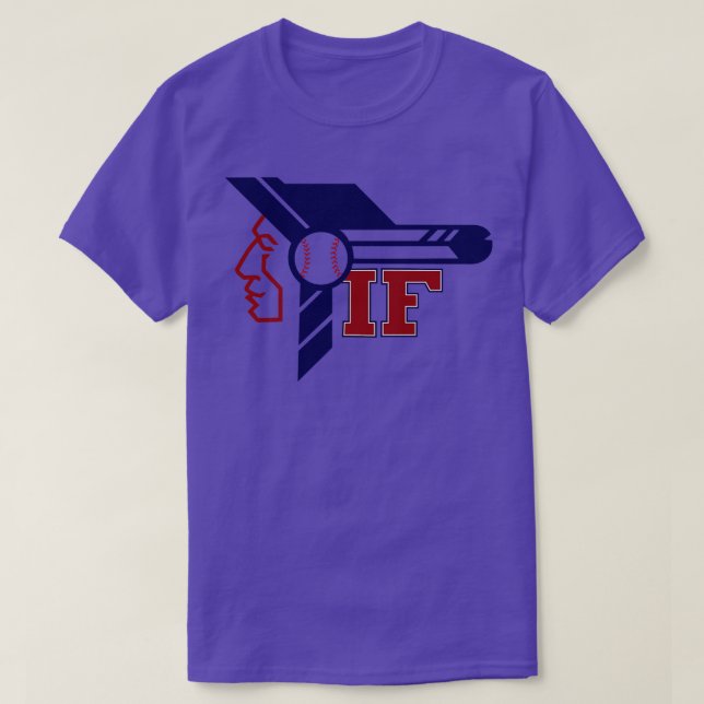 Retro Idaho Falls Braves Minor League Baseball TSh T Shirt (Design framsida)