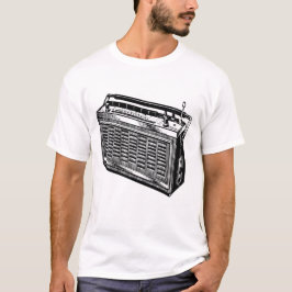 Retro Illustration Radio Tee