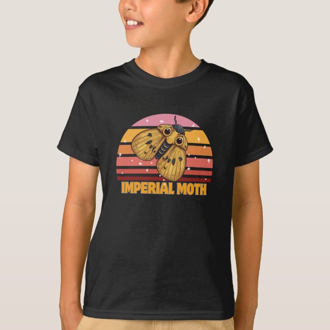 Retro Imperial Moth T Shirt (Framsida)