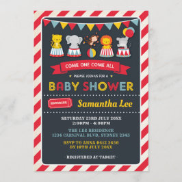 Retro inbjudan för baby shower för