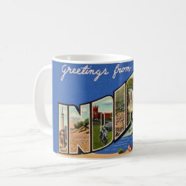 Retro Indiana Greeting Mug Kaffemugg