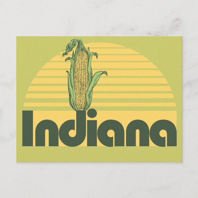 Retro Indiana Helg Vykort (Framsida)