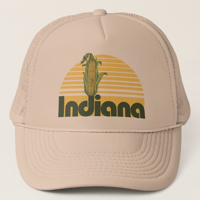 Retro Indiana Truckerkeps (Framsida)
