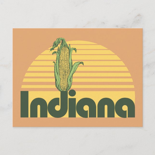 Retro Indiana Vykort (Framsida)