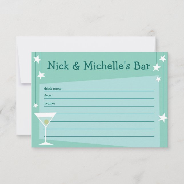 Retro Inspired-mottagningskort (Framsida)