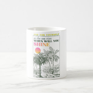 retro inspirerande egenvård Citat Kaffemugg