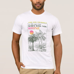 retro inspirerande egenvård Citat  T Shirt
