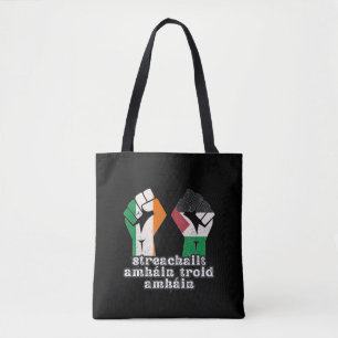 Retro Ireland Palestine Solidarity Fist revolution Tygkasse