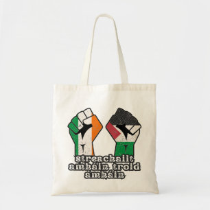 Retro Ireland Palestine Solidarity Fist revolution Tygkasse