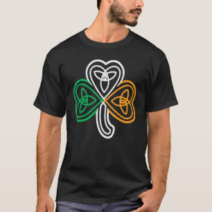 Retro Ireland Shamrock Funny St Patrick S Day Iris T Shirt