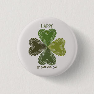 Retro Irish Celtic Shamrock St patrick's day Knapp