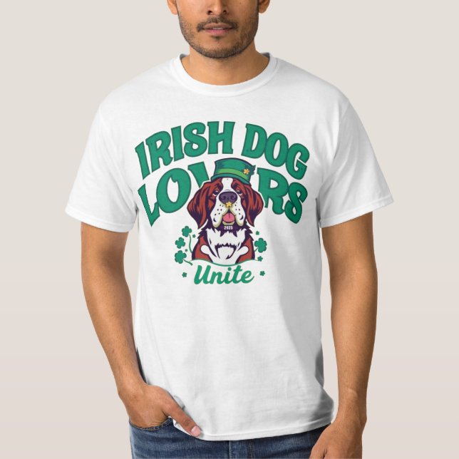 Retro Irish Hundälskares - Irish Hundälskares Unit T Shirt (Framsida)