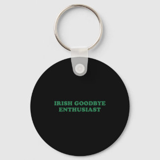 Retro irländsk hejdå entusiast rolig st patricks nyckelring