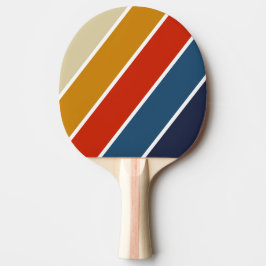 Retro Is Regnbåge Feta Randiga Pingisracket