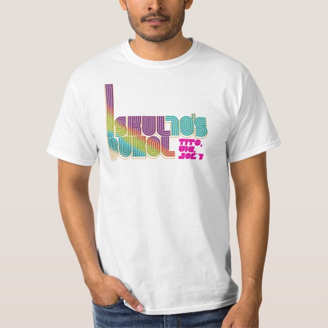 Retro Iskul Bukol Tee Shirt (Framsida)