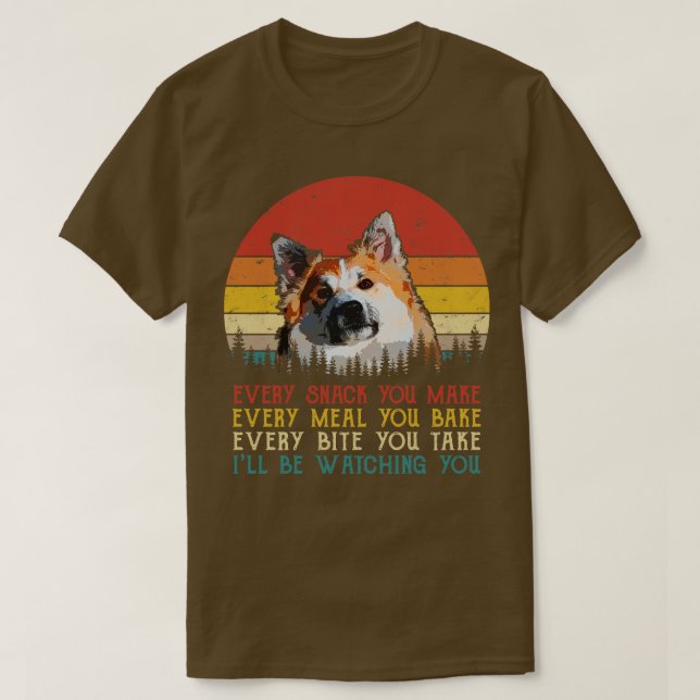 Retro isländska fårhundar varje gång du gör nåt t shirt (Design framsida)