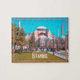 Retro Istanbul: Hagia Sofia Pussel