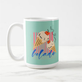 Retro Italian Ice Cream Cones Kaffemugg