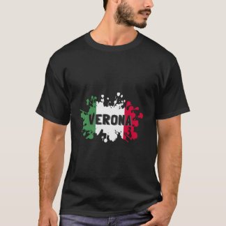 Retro Italien City Verona T Shirt