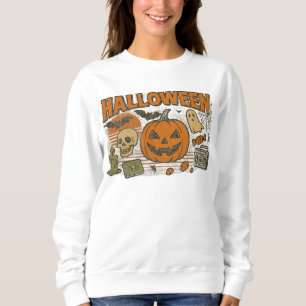 Retro Jack-O’-Lantern Halloween Clothes unisex T Shirt