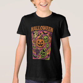 Retro Jack-O’-Lantern Halloween Clothes Unisex T Shirt