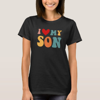 Retro Jag älskar min son T Shirt