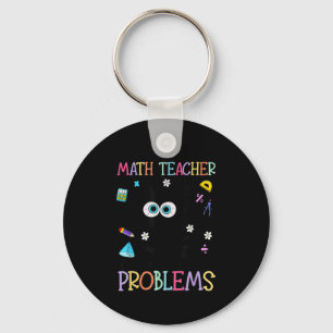 Retro Jag Är En Matematiklärare, Naturligtvis Har Nyckelring