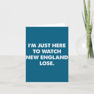 Retro jag är här för att titta på New England förl Kort