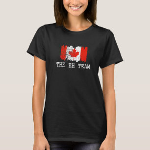 Retro Jag Är På Eh-Laget Maple Leaf Kanadensisk Fl T Shirt