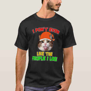 Retro, jag gillar inte ens folk jag gillar Sa T Shirt