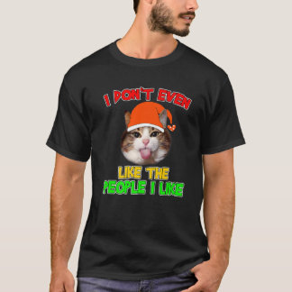 Retro, jag gillar inte ens folk jag gillar Sa T Shirt