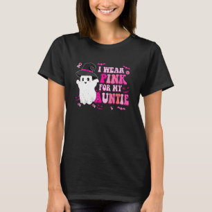 Retro Jag Har Rosa För Min Moster Halloween Söt Pi T Shirt